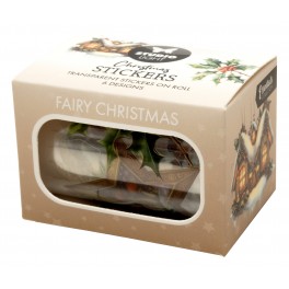 Studio Light Fairy Christmas Transparent Stickers on Roll