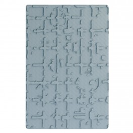 Sizzix Multi-Level Embossing Folder by Seth Apter Grid Graph
