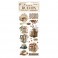 Stamperia Rubbelsticker Coffee and Chocolate - Coffee Moments