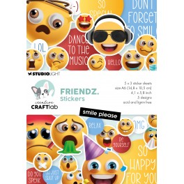 Studio Light Smile Please Friendz Stickers