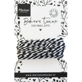 Marianne Designe Decorations Bakers Twine Black/White