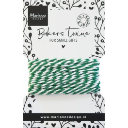 Marianne Designe Decorations Bakers Twine Grün/White