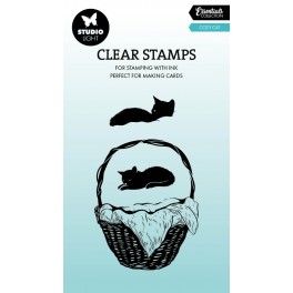 Studio Light Cozy Cat Essentials Clear Stamp