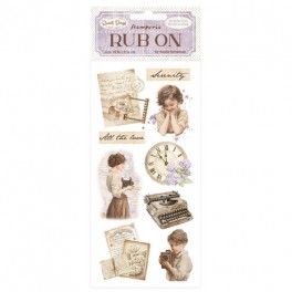 Stamperia Rubbelsticker Quiet Days - Vintage Treasures