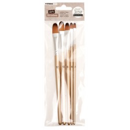 Studio Light Art Brushes Filbert Shape Set