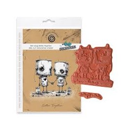 Katy Sue Design Andy Skinner Pre Cut Rubber Stamp Set Bot-ology Better Together