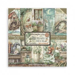 Stamperia Herbarium Silvae 12x12 Inch Paper Pack
