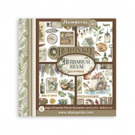 Stamperia Rubbelsticker Herbarium Silvae Rub-On Assortment 