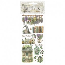 Stamperia Rubbelsticker Herbarium Silvae - Lavender