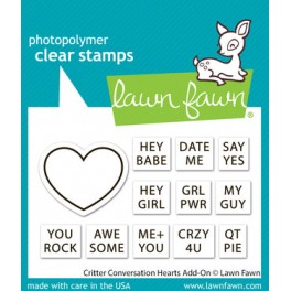 Motivstempelset "Critter Conversation Hearts Add-on"
