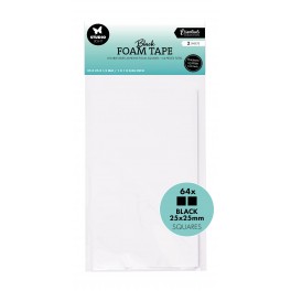Foampads 25x25mm, 1,5mm, schwarz