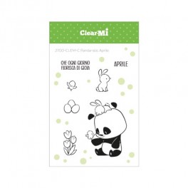 Clear Stamp Set "Panda-stic April"