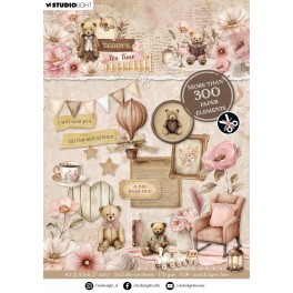 Studio Light Teddy's Tea Time Die-cut Paper Pad
