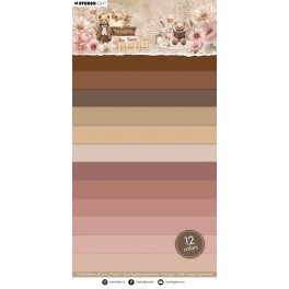 Studio Light Teddy's Tea Time Unicolor Paper Pad